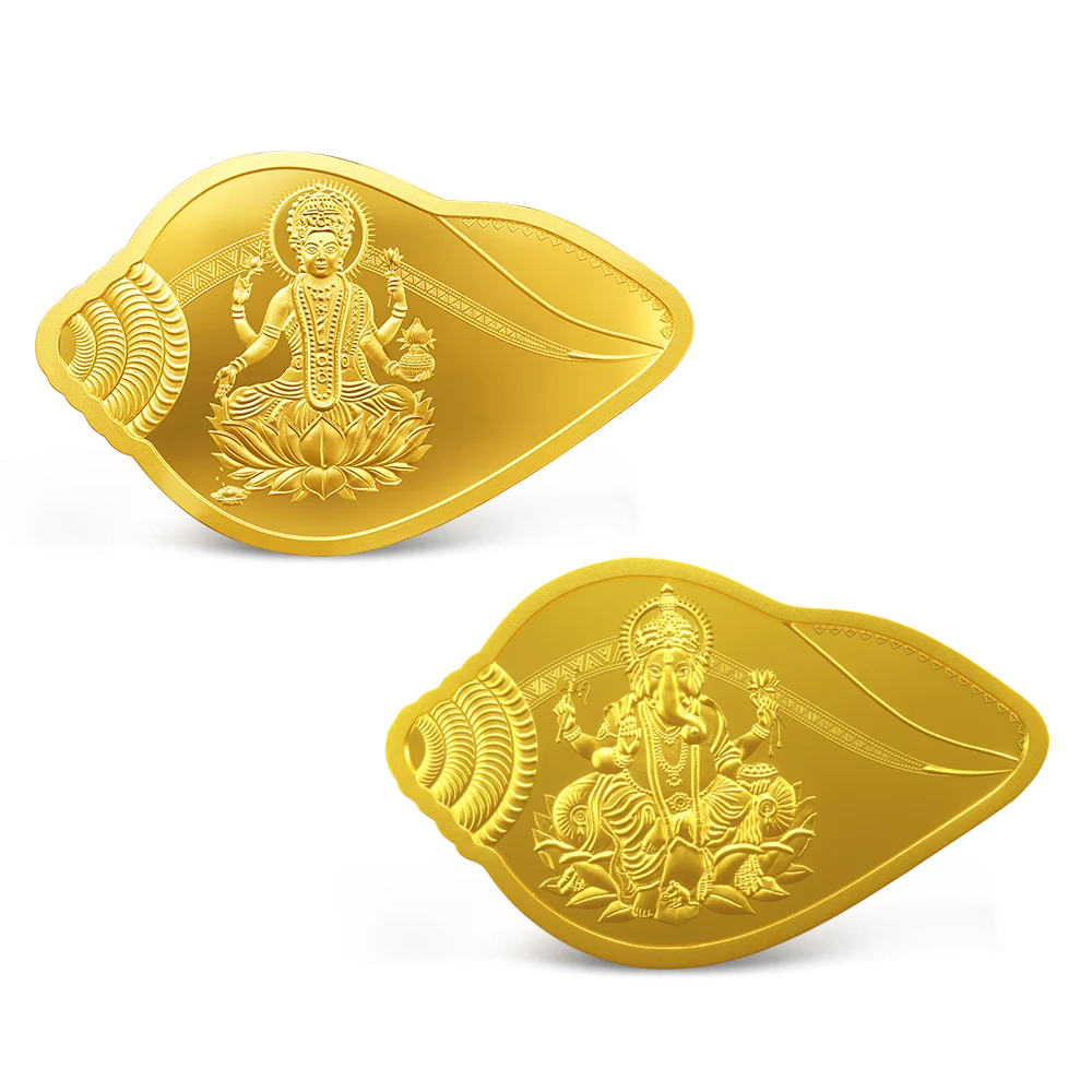 10g gold coin laxmi ganesh
