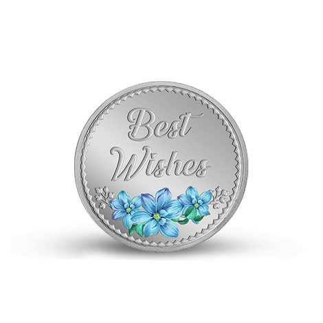 10g silver coin best wishes