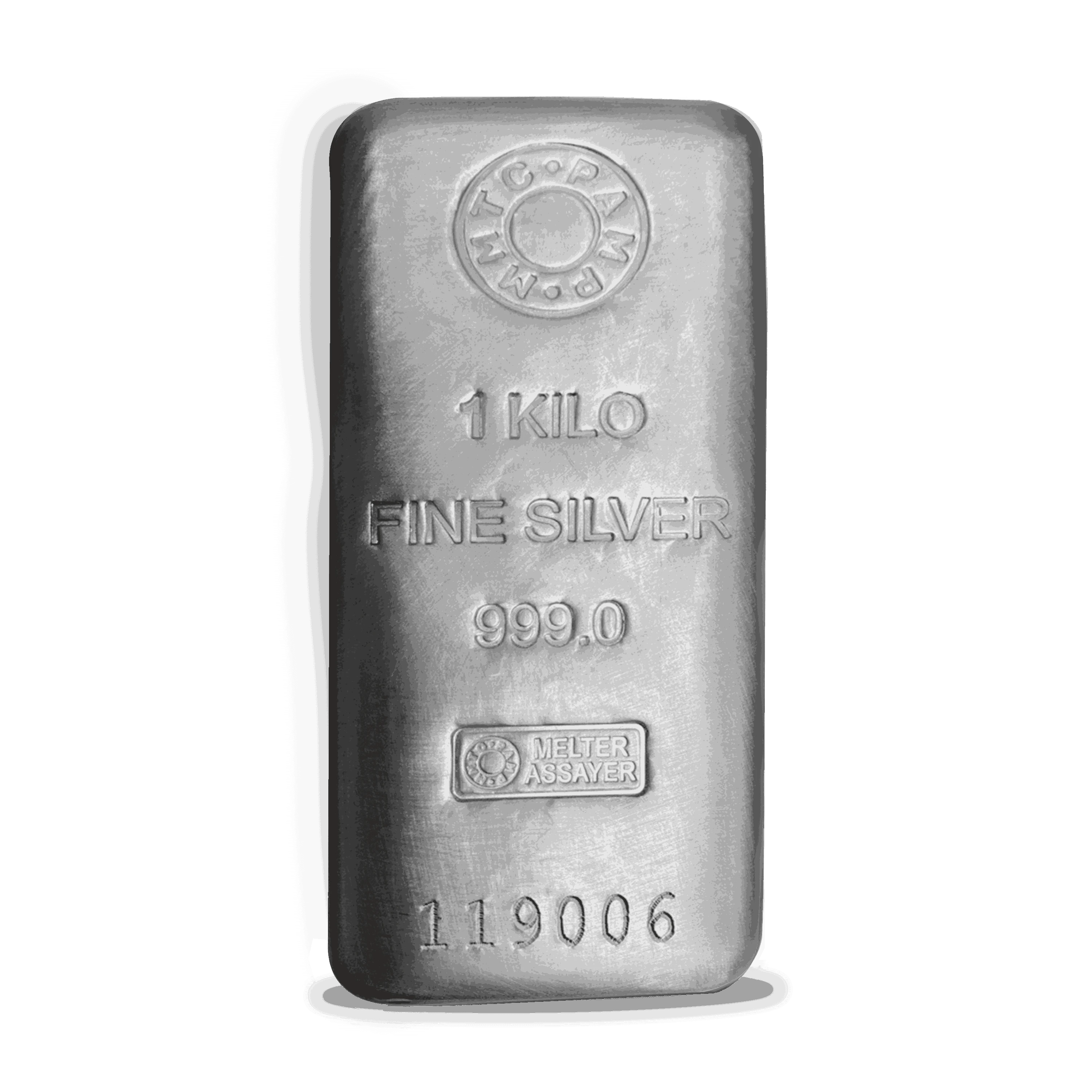 Buy 1kg Silver Bar 999 Purity Online | MMTC-PAMP