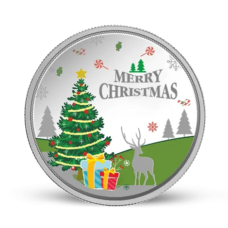 Christmas Silver Coin