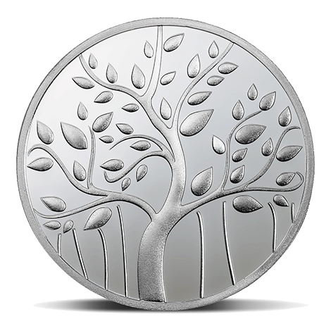 Banyan tree (999.9) 100 gm Silver Coin