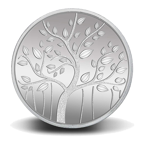 Banyan tree (999.9) 250 gm Silver Coin