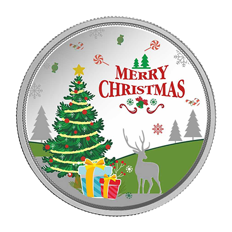 Christmas Silver Coin