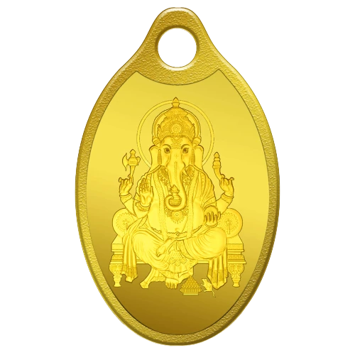 ganesha gold pendant