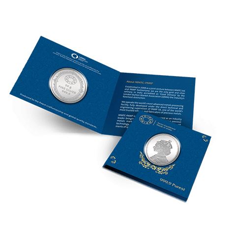 Queen silver coin 50g 999.9
