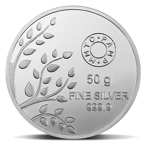 https://shop.mmtcpamp.com/100 Gram Silver Coin (999.9) Purity - Banyan Tree