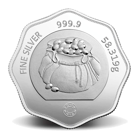 58.319 Gram Silver Coin (999.9) Purity - 5 Tola