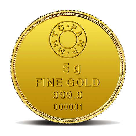 Lakshmi 24k (999.9) 5 gm Gold Coin